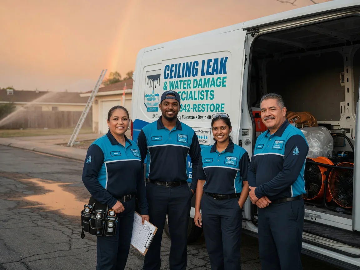 Ceiling Leak Cleanup company in Old Station, CA